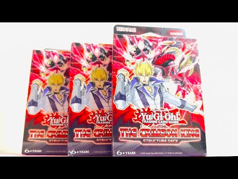 3x CRIMSON KING STRUCTURE DECKS IS CRAZY