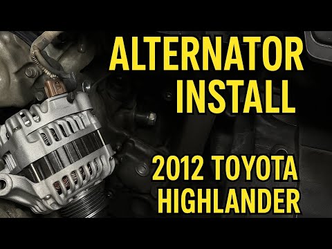 2012 Toyota Highlander Alternator Replacement | Step-by-Step Guide with Hidden Bolt Tip!