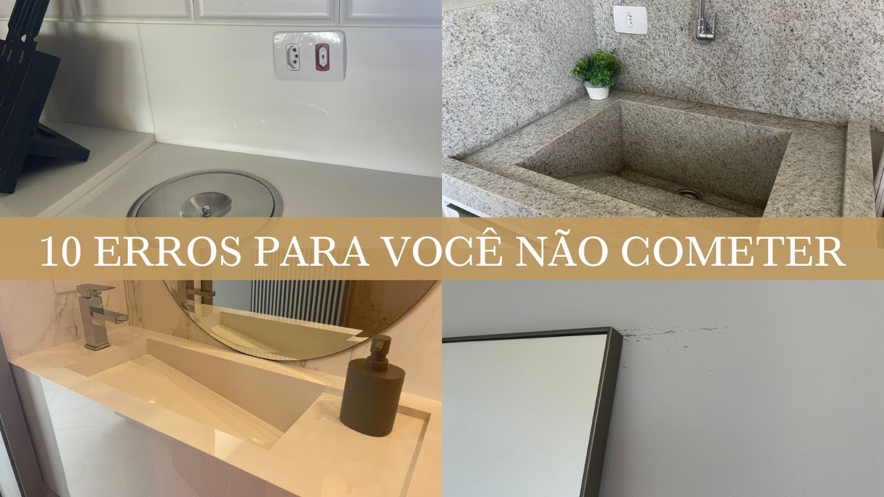 10 ERROS QUE COMETI NO APARTAMENTO | Não Cometam Esses Erros ao Construir Sua Casa Nova!