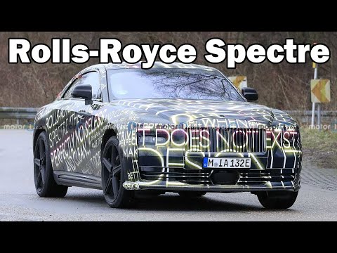 Rolls-Royce Spectre Winter Testing