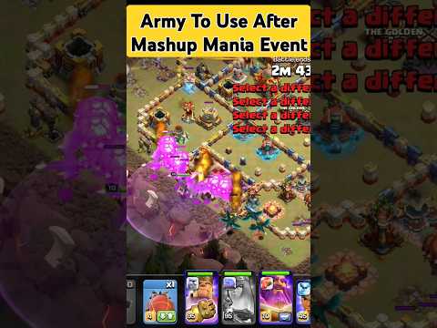 ARMY TO Be USED AFTER MASHUP MANIA EVENT.