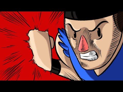 Animação HQ de Briga