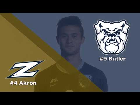 #9 Butler v #4 Akron Highlights - Away (08/24/18)