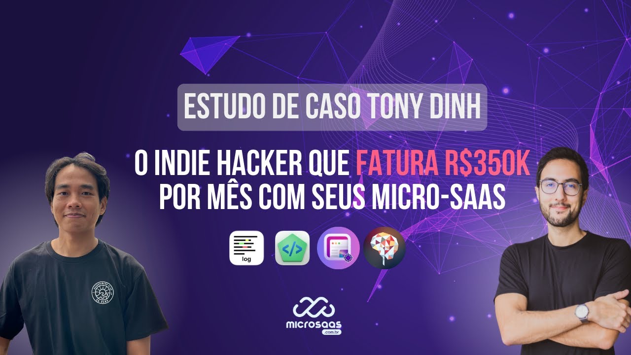 O Indie Hacker que fatura R$ 350 mil por mês com 4 Micro-SaaS meio período