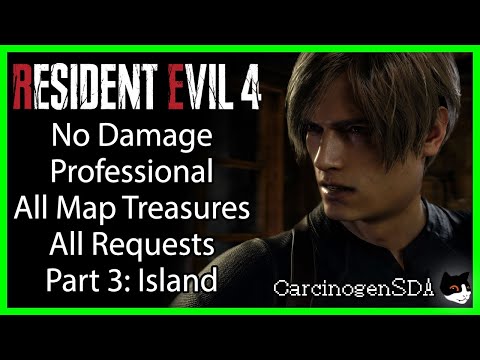 [Part 3, Island] Resident Evil 4 Remake (PC) - No Damage Professional, All Treasures, All Requests