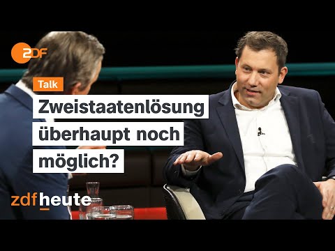 Israel: SPD-Chef kritisiert Regierung Netanjahu | Markus Lanz vom 23. Januar 2024