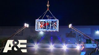 Criss Angel Mindfreak: Bike Vanish from Exploding Cage (Season 5) | A&amp;E