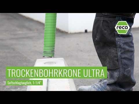 Softschlagtaugliche diadrill Trockenbohrkrone