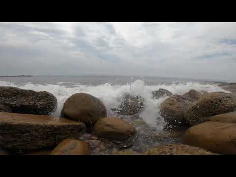 Relaxing Ocean Waves Nature Video Gently Crashing Into Shore 4K |Peaceful Relaxation White Noise|