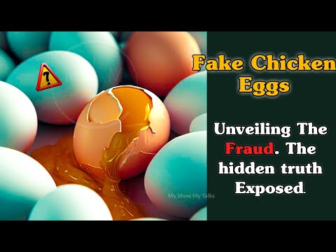 What Are Fake Chicken Eggs and How Are They Made? Fake Food Industries | My Show My Talks