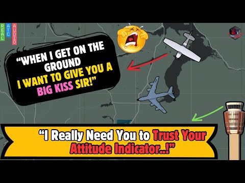 Disoriented pilot trapped in ice and cloud! Smart Atc guides miracle landing #atc