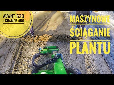 Ściąganie plantu pod kostkę brukową - Łata brukarska i Avant 630 Cz. 2 #brukarz​​​​ #Paving #diy