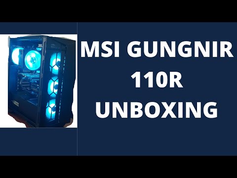 Caso MSI MPG Gunnir 110R skylės (306-7G10R11-W57) video