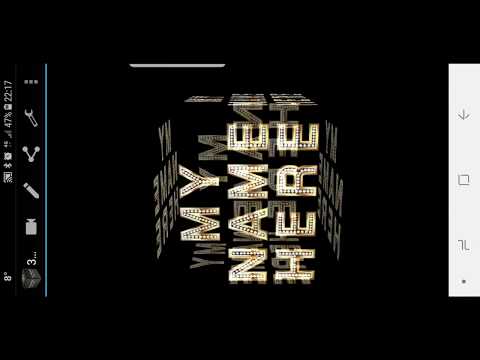 3D My Name Deluxe Wallpaper Video
