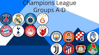 UEFA Champions League 2019/20 Predictions | Countryballs Marble Race | Group Stage #1