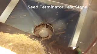 Inside Seed Terminator Test Stand