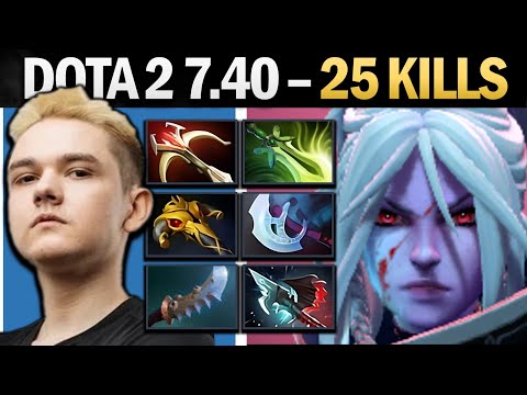 Drow Ranger Pro Carry with Crazy Farm and 25 Kills - Gameplay Dota 2