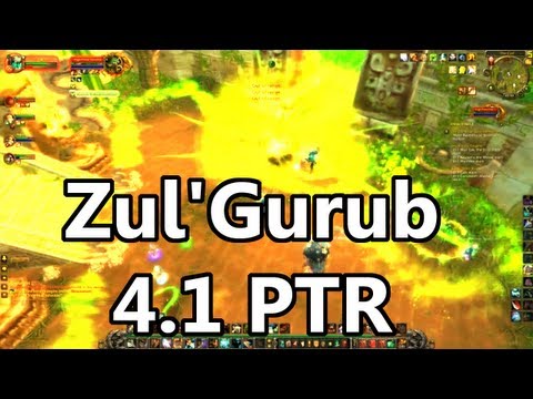 4.1 PTR Zul'Gurub Heroic Walkthrough Guide All Bosses Cataclysm.