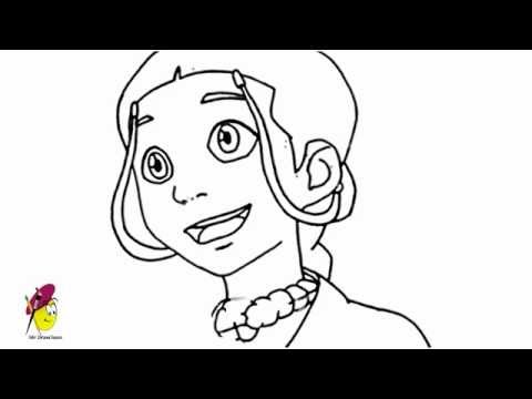 Katara - Avatar - How to draw Avatar - Katara