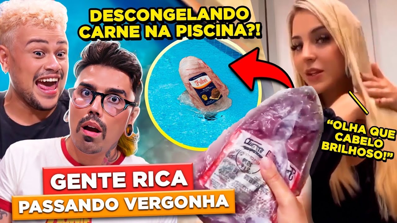 REAGINDO À GENTE RICA PASSANDO VERGONHA NO TIK TOK | Diva Depressão