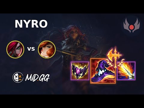 MID.GG: [ Nyro ] Katarina BOT vs Miss Fortune | EUW GRANDMASTER | LOL Season 2025