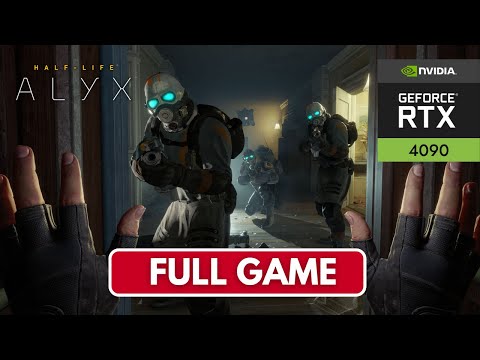 Half-Life Alyx NoVR : Full Game walkthrough | RTX 4090 60+FPS Max Settings