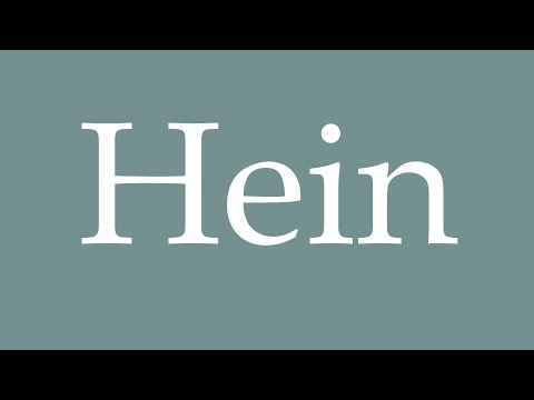 How to pronounce ''Hein'' correctly in French