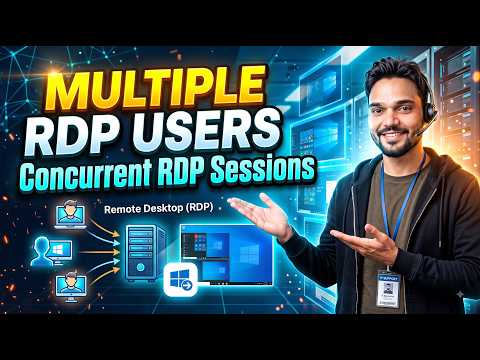 Windows 10/11: Run 2-3 RDP Sessions Simultaneously 🔥