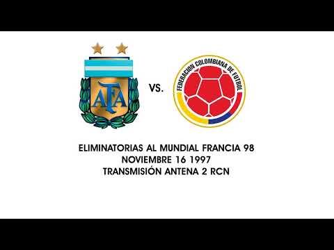 ARGENTINA VS. COLOMBIA 1997 ELIMINATORIAS A FRANCIA 98