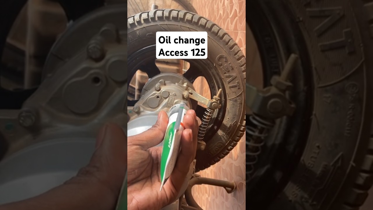 Watch video Suzuki Access125 engine oil change #shorts #access125 #oilchange #castrol #motul #ceat #suzuki Now Suzuki Access125 engine oil change #shorts #access125 #oilchange #castrol #motul #ceat #suzuki