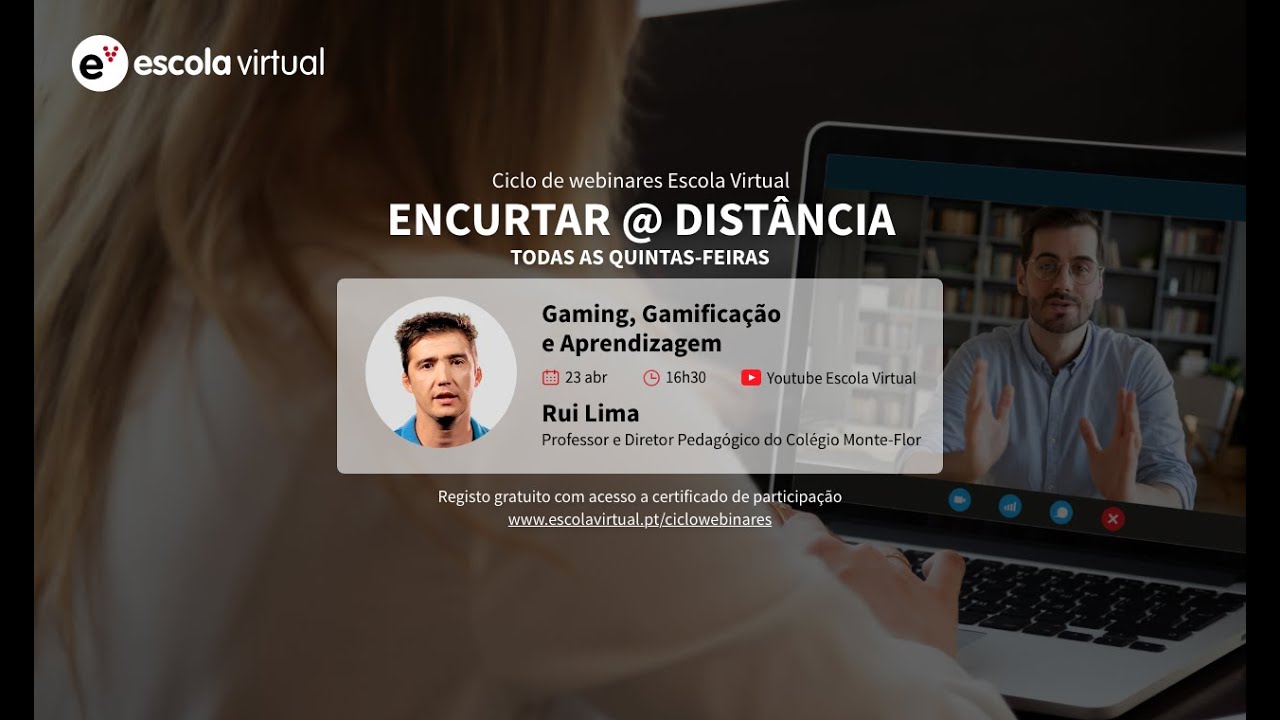 1.º webinar | Gaming, Gamificação e Aprendizagem