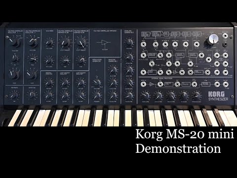 Demonstration: Korg MS-20 mini