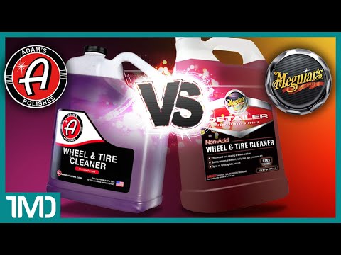 Adam's Wheel & Tire VS Meguiar's Non-Acid Wheel & Tire Cleaners | Which One is the Better Buy?