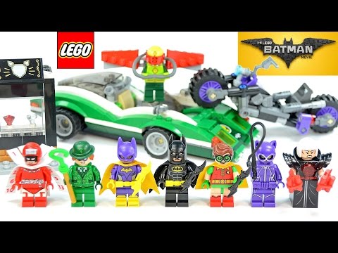 The LEGO® Batman Movie 70902 Catwoman Catcycle Chase & 70903 The Riddler Riddle Racer Sets