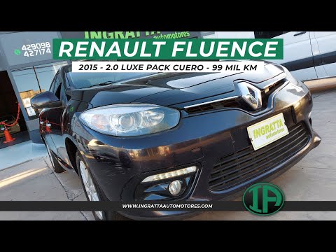RENAULT FLUENCE 2.0 LUXE PACK CUERO - 2015 - 99.000KM -