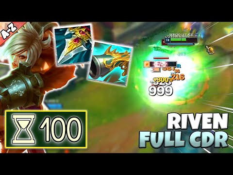 RIVEN FULL COOLDOWN REDUCTION W/ @mrchuck12 - League of Legends ITA #3487