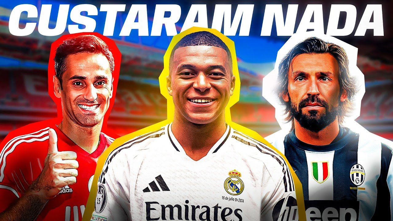 10 INCRÍVEIS transferências "DE GRAÇA" no futebol ✍