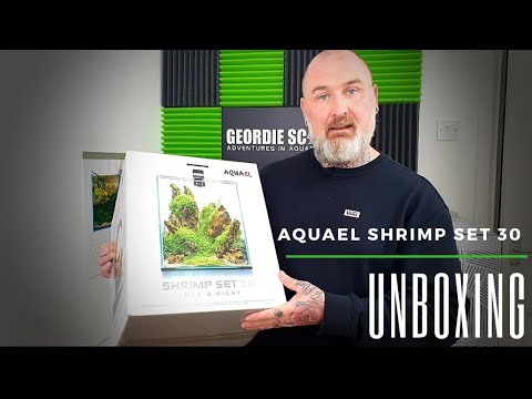 THE NEW AQUAEL SHRIMP SET 30 DAY & NIGHT UNBOXING THE NEW ADDITION TO THE STUDIO
