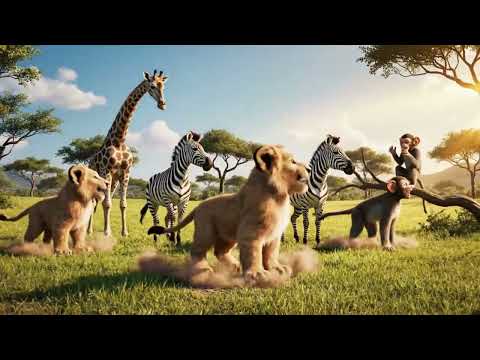 Der Löwentanz 🦁 | Lustiges Kinderlied zum Mitsingen Kinderlied zum Tanzen & Spaß haben