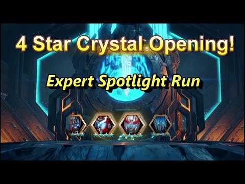 4 Star Crystal Opening - Galvatron Spotlight Expert Run - Transformers: Forged to Fight