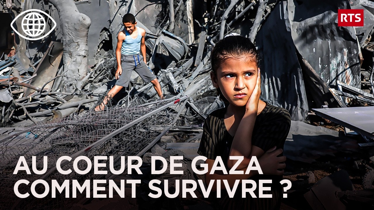 Au cœur de Gaza : le quotidien des SURVIVANTS face à la guerre - Documentaire Géopolitique - RTS