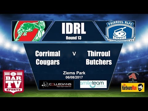 2017 IDRL Round 13 Full Match Replay - Corrimal Cougars Vs Thirroul Butchers