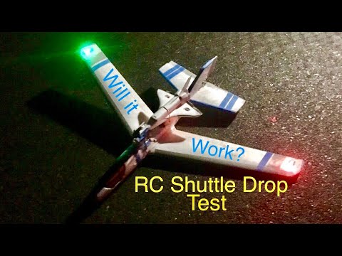 RC Styrofoam Space Shuttle Drop Tests