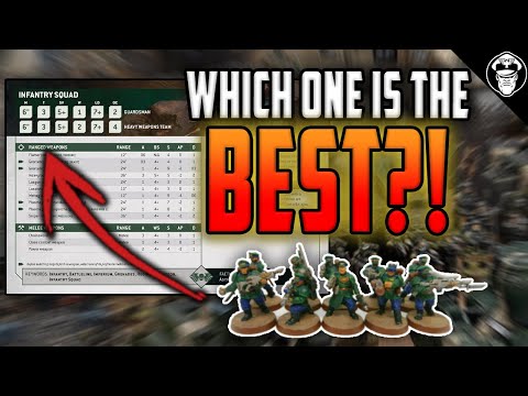 What is the BEST Guard Battleline Infantry? | Astra Militarum | Warhammer 40,000