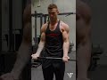 Supinated Straight Bar Curl: Get Bigger Arms #shorts #vshred