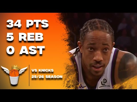 DeMar DeRozan 34 Points vs Knicks Full Highlights! (1/27/2026)
