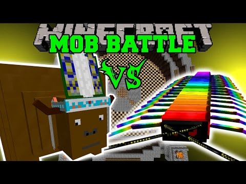 CHIEF THUNDERHOOVES VS RAINBOW CENTIPEDE - Minecraft Mob Battles - Minecraft Mods