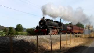 preview picture of video 'En viaje tren de la Araucania.'