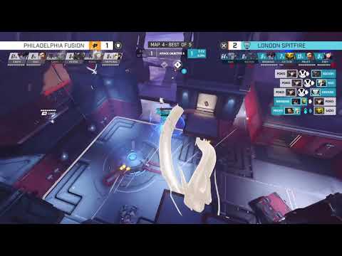 Fusion vs. Spitfire insane fight on Volskaya OWL Season 1 Grand Final