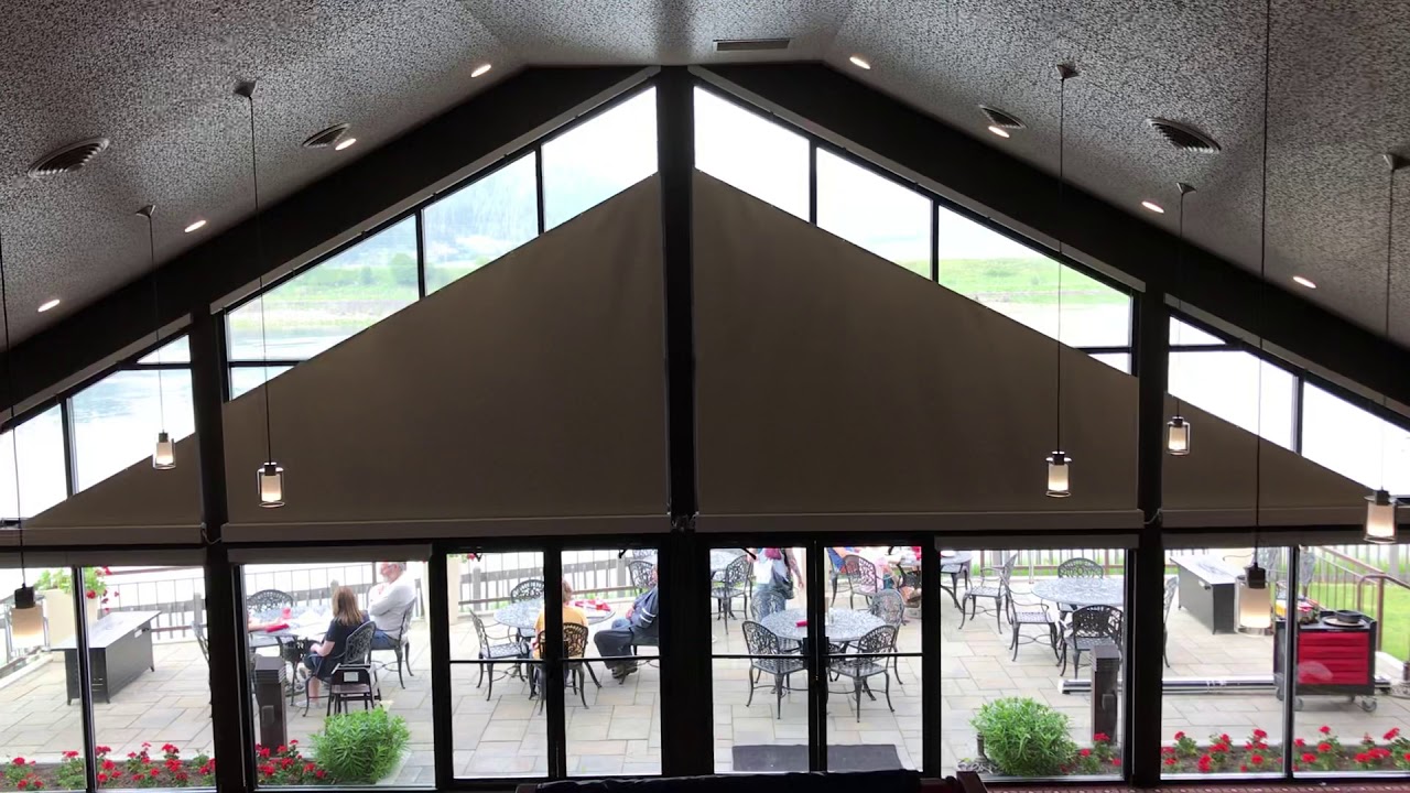 Recently Installed Motorized Angle Shades